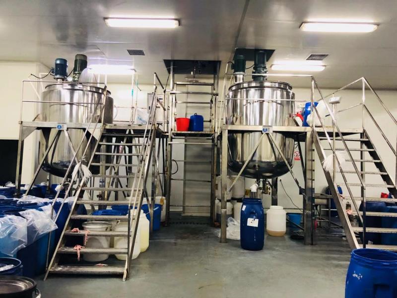 化工厂使用好色先生污版APP配套生产洗发水