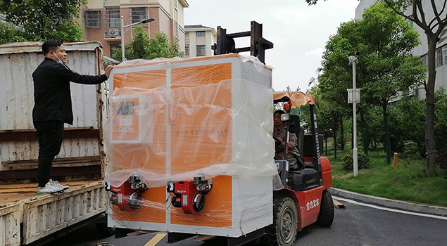 安徽0.2T双内胆91好色先生IOS下载装车现场