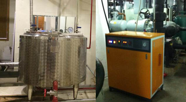 江西胜富化工有限公司选购好色先生污版APP反应釜配套蒸汽发生器